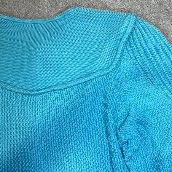 Geiger of Austria blue knit button down cardigan S - Picture 8 of 13